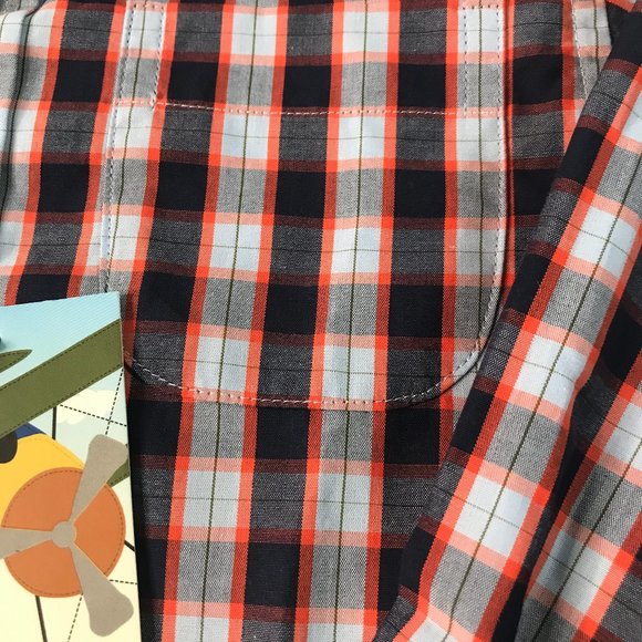 Plaid Boys Button Down, 5  NEW - Picture 5 of 9